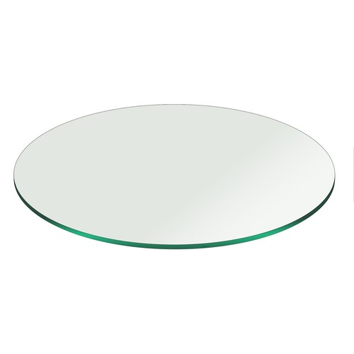 Round glass table - 3/8, inch