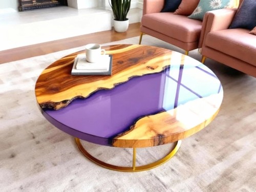 Purple resin river - purple,