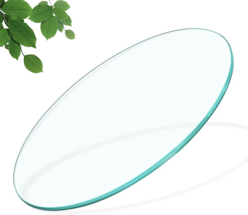 Tempered glass table top - top,